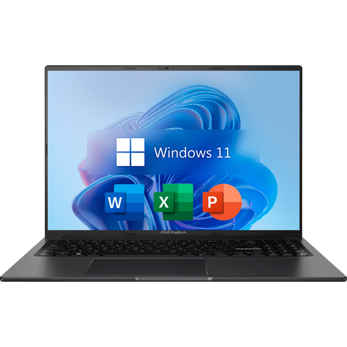 16 Ноутбук ASUS VivoBook 16X Ryzen 5 7530U 6 ядер RAM 16ГБ SSD 512ГБ RX Vega 7 Windows 11 Pro Office 2021 Pro Plus Русская раскладка EAC 6999000₽