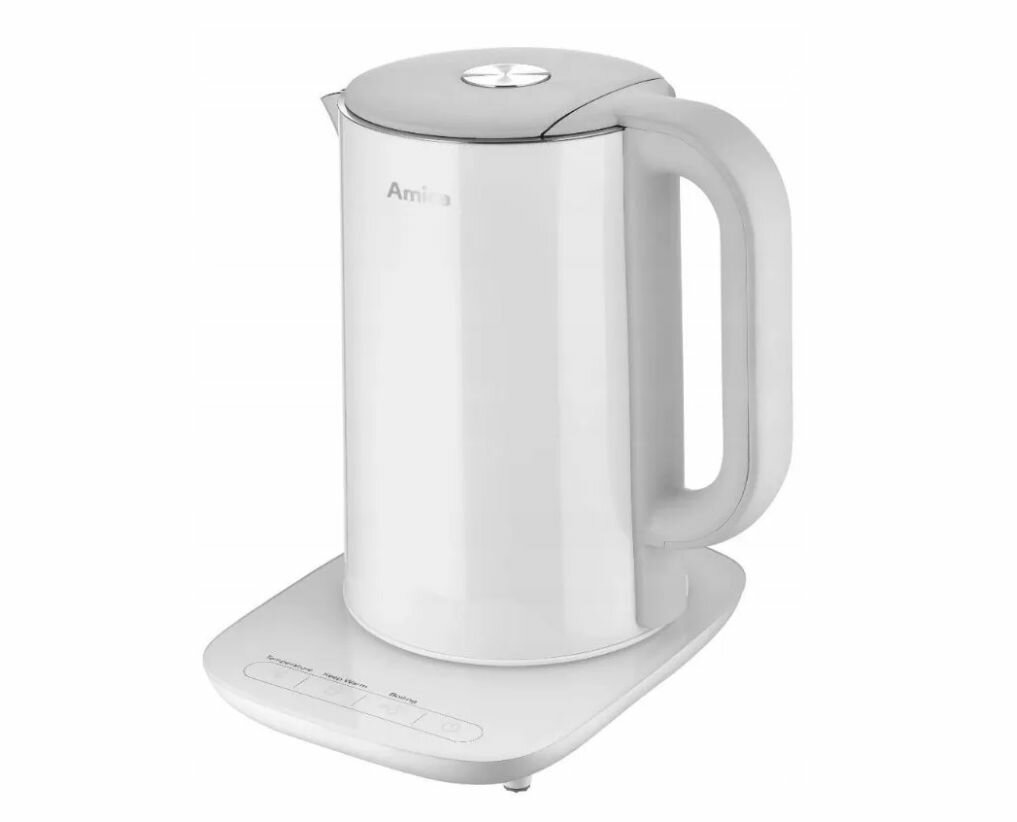 фото Электрический чайник с функцией поддержания температуры Amica KM6011 1950W 1,5л, белый