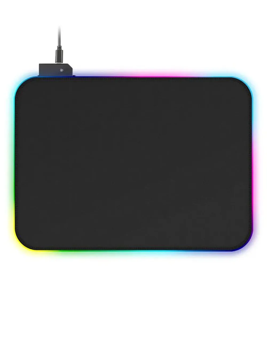 Коврик для мыши с RGB подсветкой, игровой, 350x250х4мм