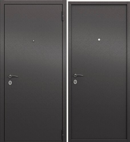 Изображение товара Дверь входная металлическая хоум ЭКО Шоколад букле-Шоколад букле, 1 замок 960*1900 правая