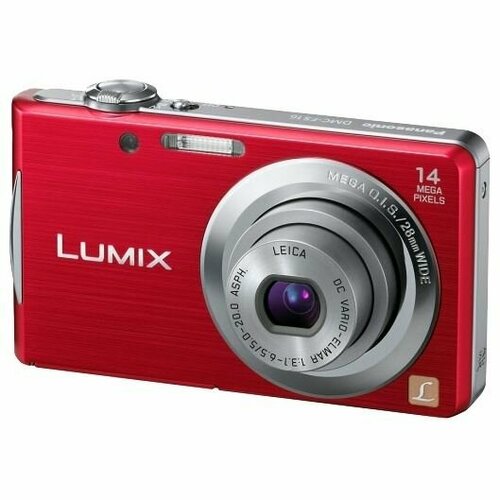 PANASONIC Фотоаппарат Panasonic Lumix DMC-FS16 красный 2295000₽