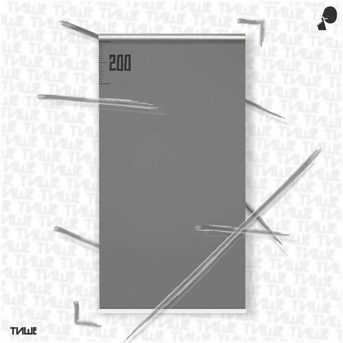 Рулонная штора/жалюзи Блэкаут Темно-серый 88x200