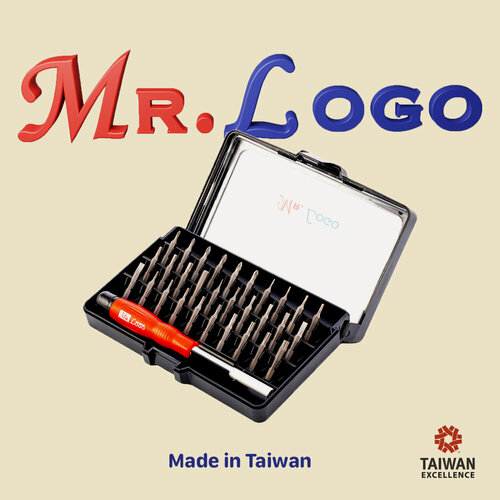 Изображение товара Набор отверток Mr.Logo, для точных работ, биты PH, T, SL, H, PZ