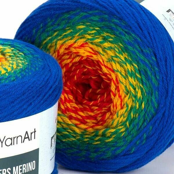 Пряжа YarnArt " Flowers Merino " 535 ( 2 мотка по 225 грамм )