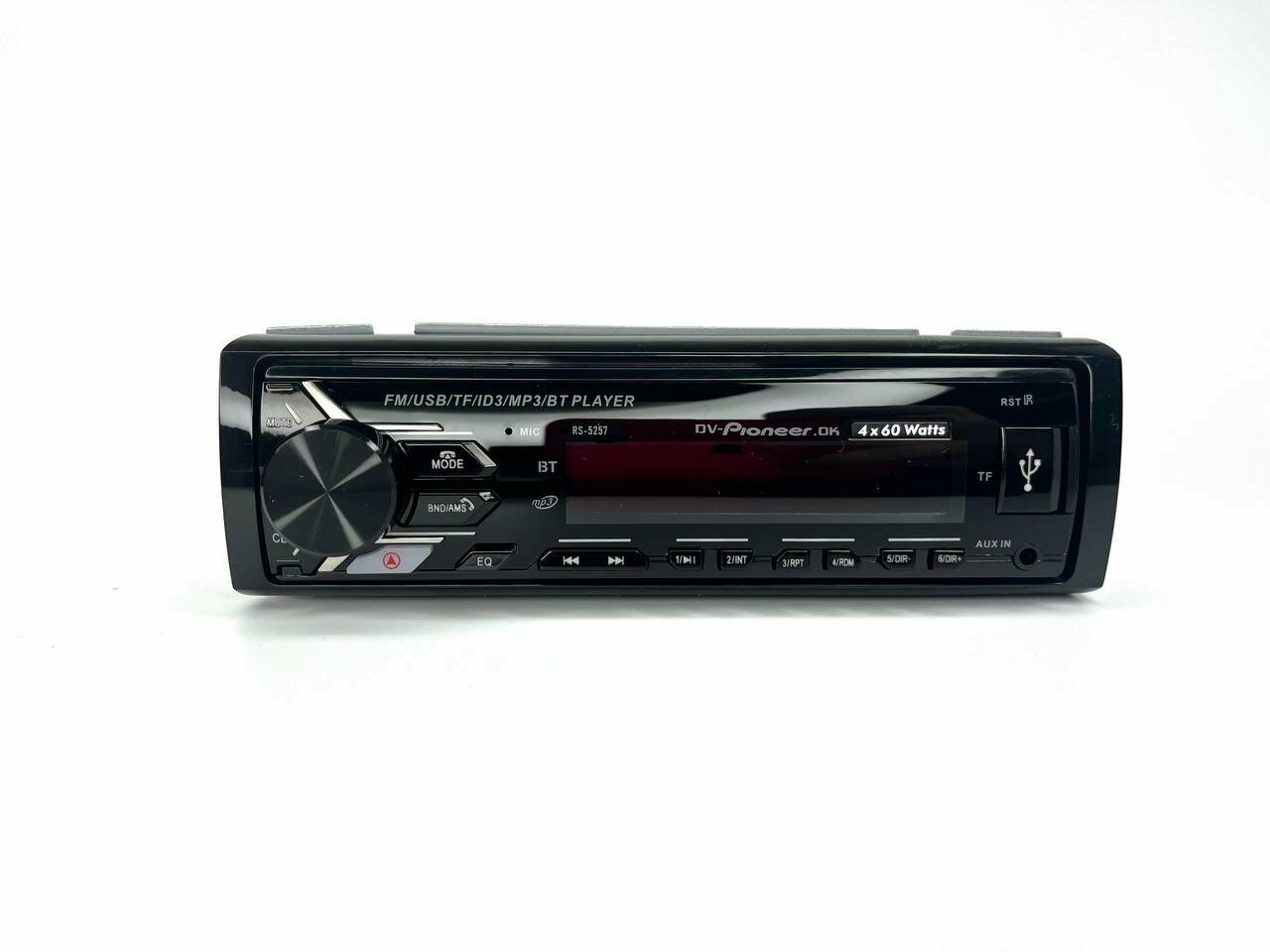 Автомобильная магнитола pioneer RS-5257 с блютуз, USB и AUX входом