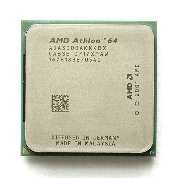 Процессор БУ AMD ATHLON 64 3000+ (Socket AM2. 1.8 Ghz. 1. 512xKb L2. FSB 800. 67 watt)