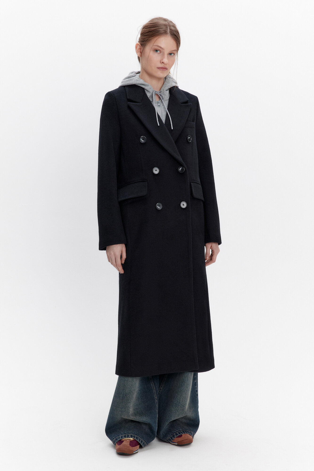 Пальто Befree, размер L, черный — фото 1