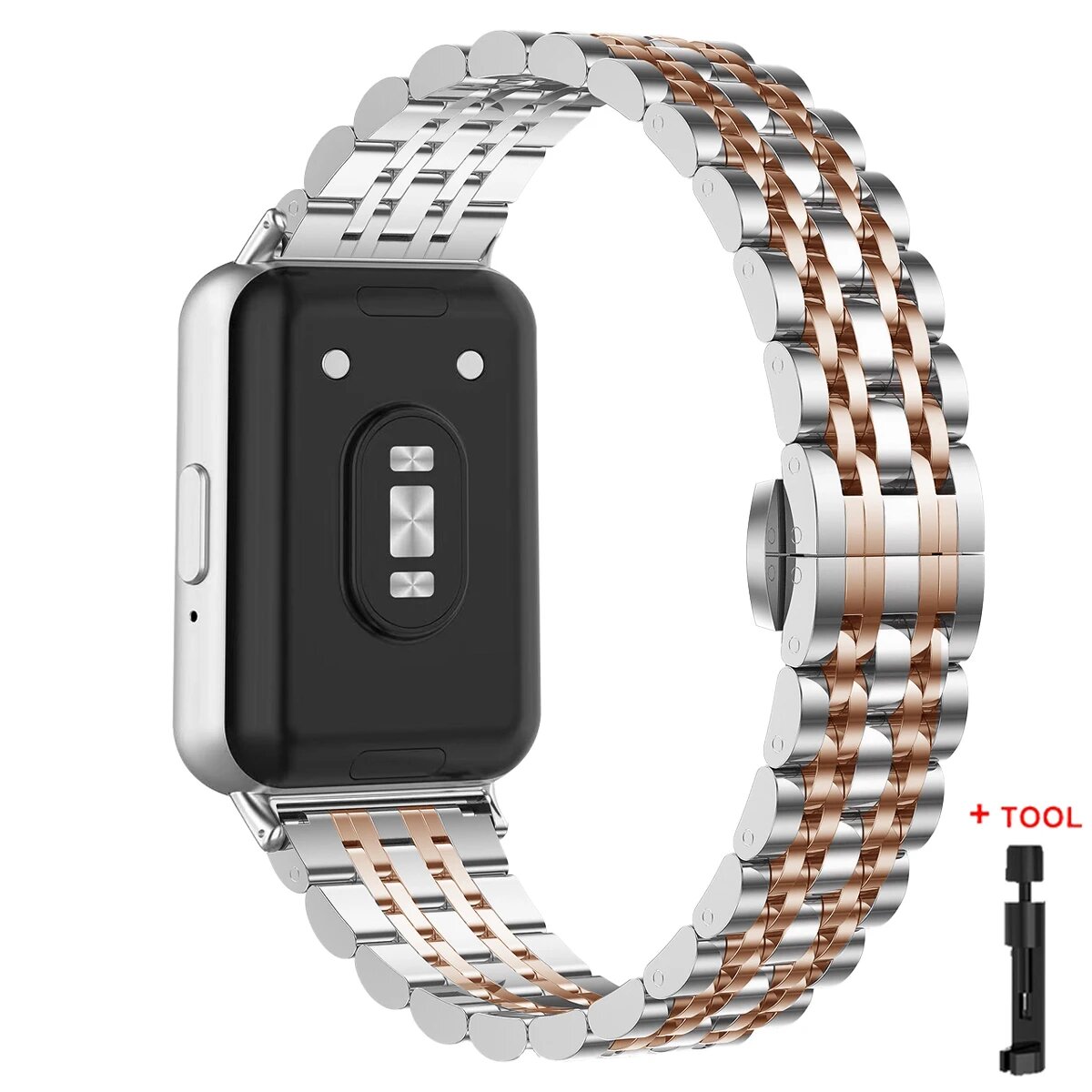 Металлический ремешок CAOWTAN для Samsung Galaxy Fit 3, SRG, Fit 3