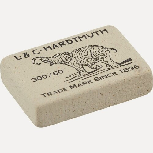 Изображение товара Ластик Koh-I-Noor Elephant 300/60 (прямоугольный, натуральный каучук, 31x21x8мм) (0300060024KDRU), 480шт.