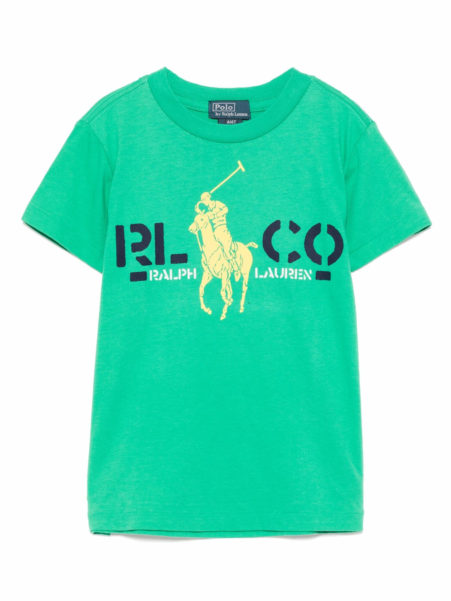 Футболка Polo Ralph Lauren, размер 4 US, зелeный