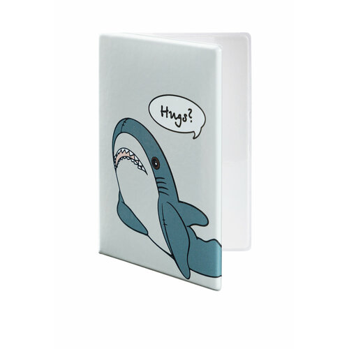 Обложка для паспорта Crazy Getup синий серый 161₽