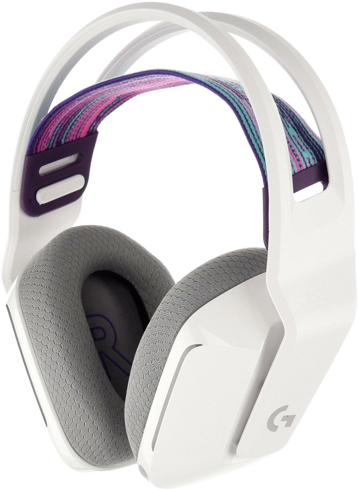 Компьютерная гарнитура Logitech G G733 LightSpeed, белый (981-000883)