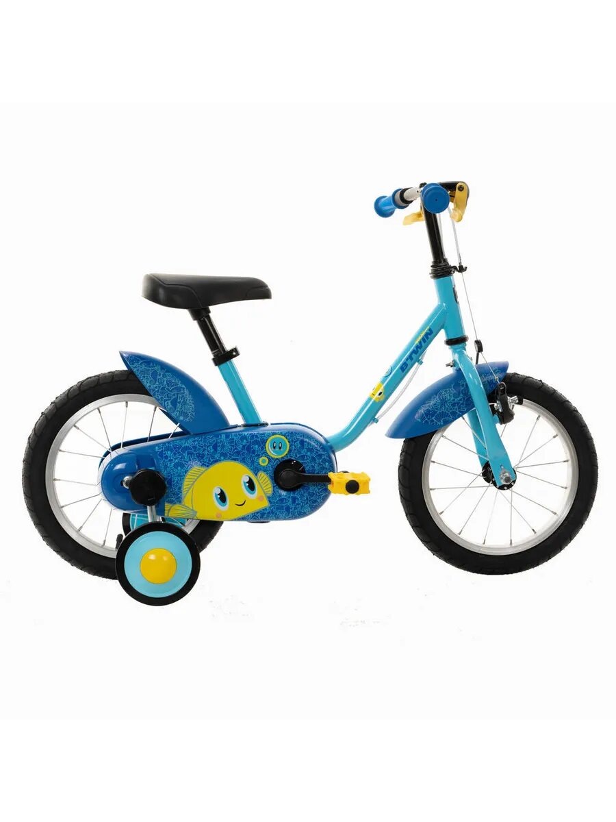Велосипед детский 14" голубой Btwin OCEAN 500