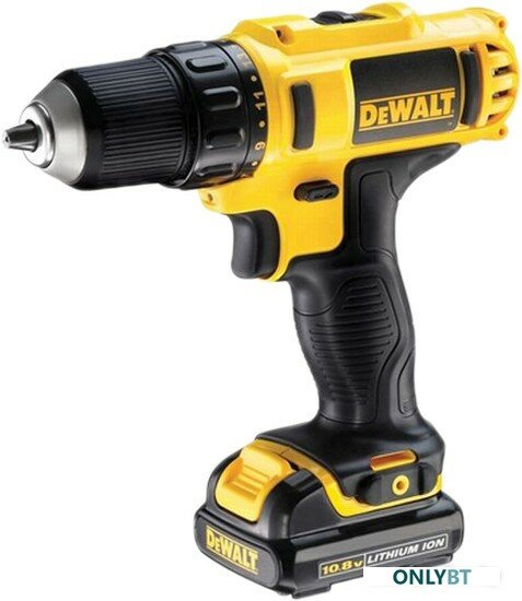 DCD710D2-KS Дрель-шуруповерт (Li-Ion, 10.8 В, 1.5 Ач, 400/1500 об/мин, 24/15 Нм) DeWALT - фото №1