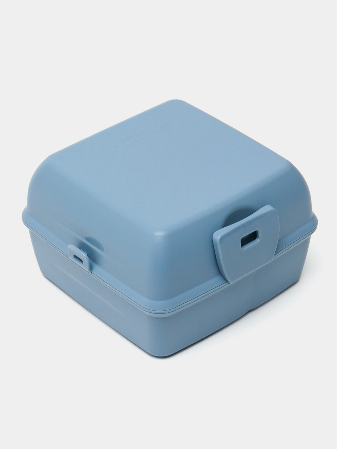 Контейнер для хранения пищи, ланч-бокс с отделениями и вилкой Синий