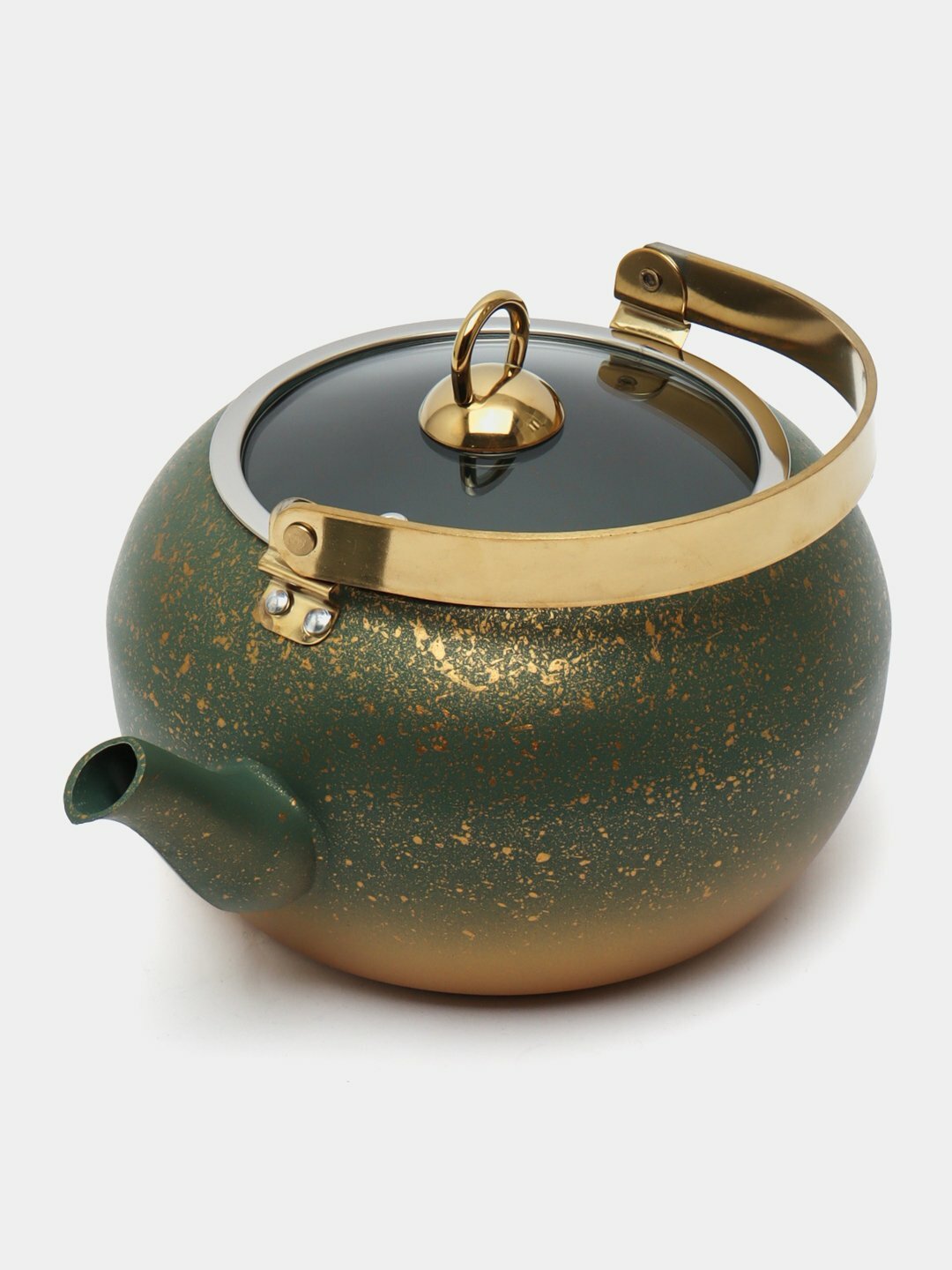 Чайник O.M.S Collection 8212-XL "Зеленое яблоко", алюминий, 3 л — фото 1