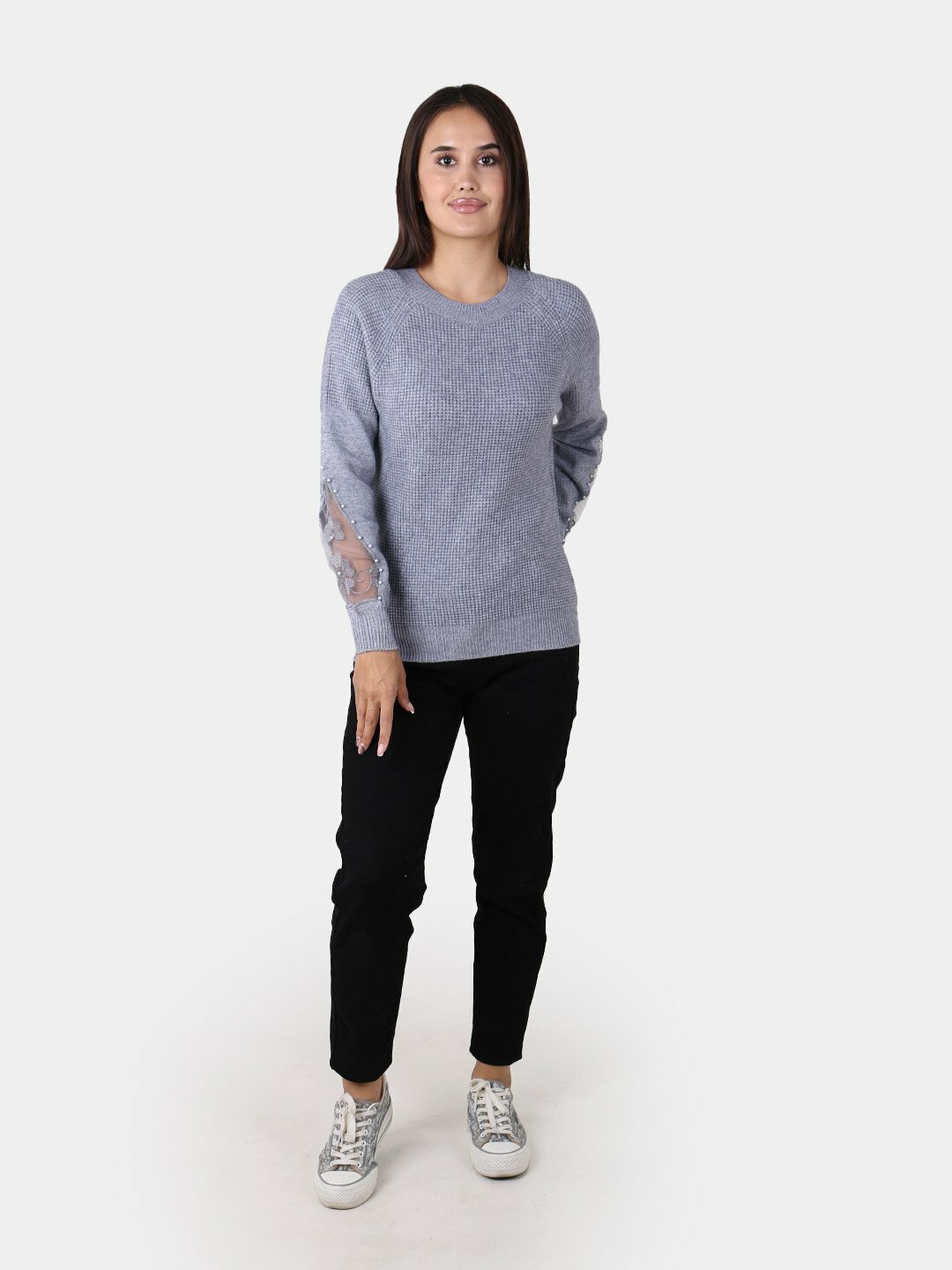 Свитер размер One Size, , серый металлик — фото 1