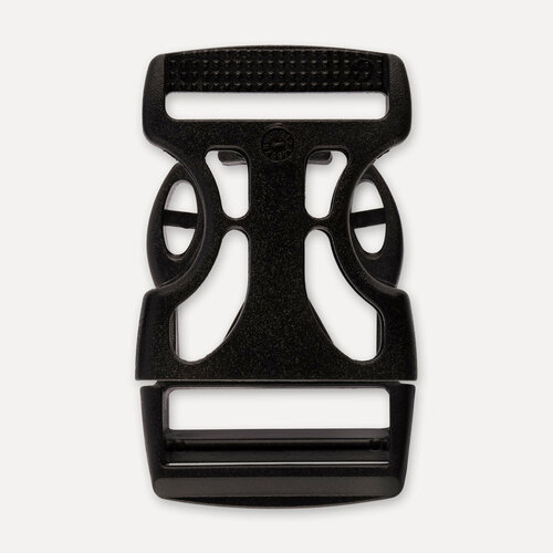 Изображение товара Фурнитура сумочная пластик SB01пряжка-замок фастекс Gamma 1, 25 мм, чёрная