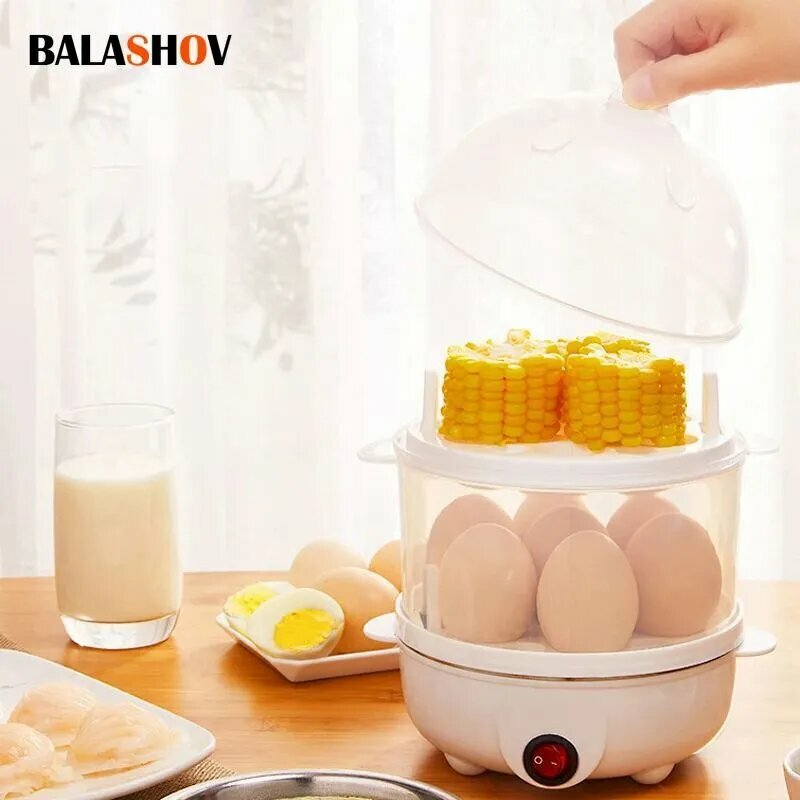 Многофункциональная электрическая пароварка, готовящая на пару яйца, кукурузу и другие продукты