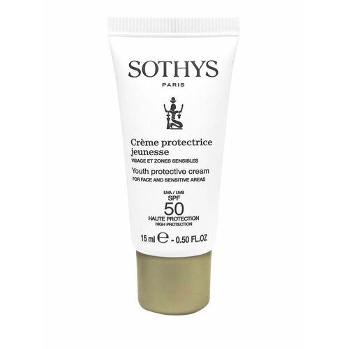 Sothys Солнцезащитный крем для лица SPF 50 омолаживающий Youth protective cream for face and sensitive areas SPF50 15 мл 2658₽