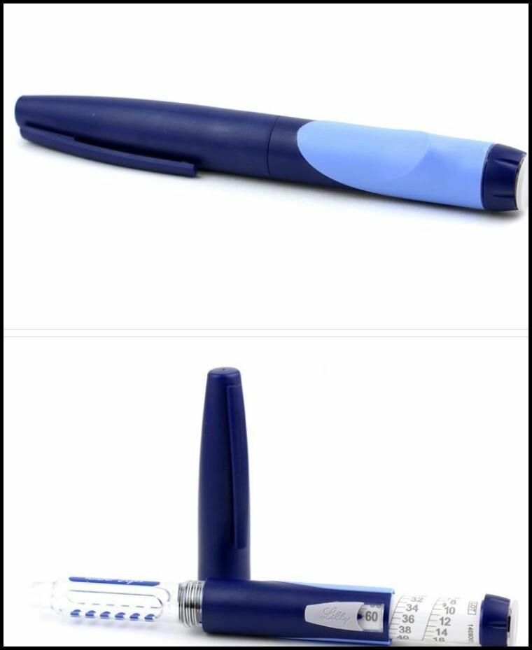 Шприц-Ручки Шприц-ручка Eli Lilly ХумаПен Эрго 2 ( Humapen Ergo 2 ) Шприцы для инъекций инсулина