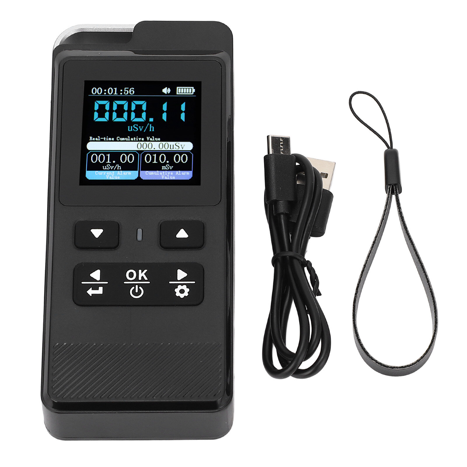 Портативный радиационный монитор с высокой чувствительностью, мраморный радиоактивный β γ рентгеновский дозиметр-монитор