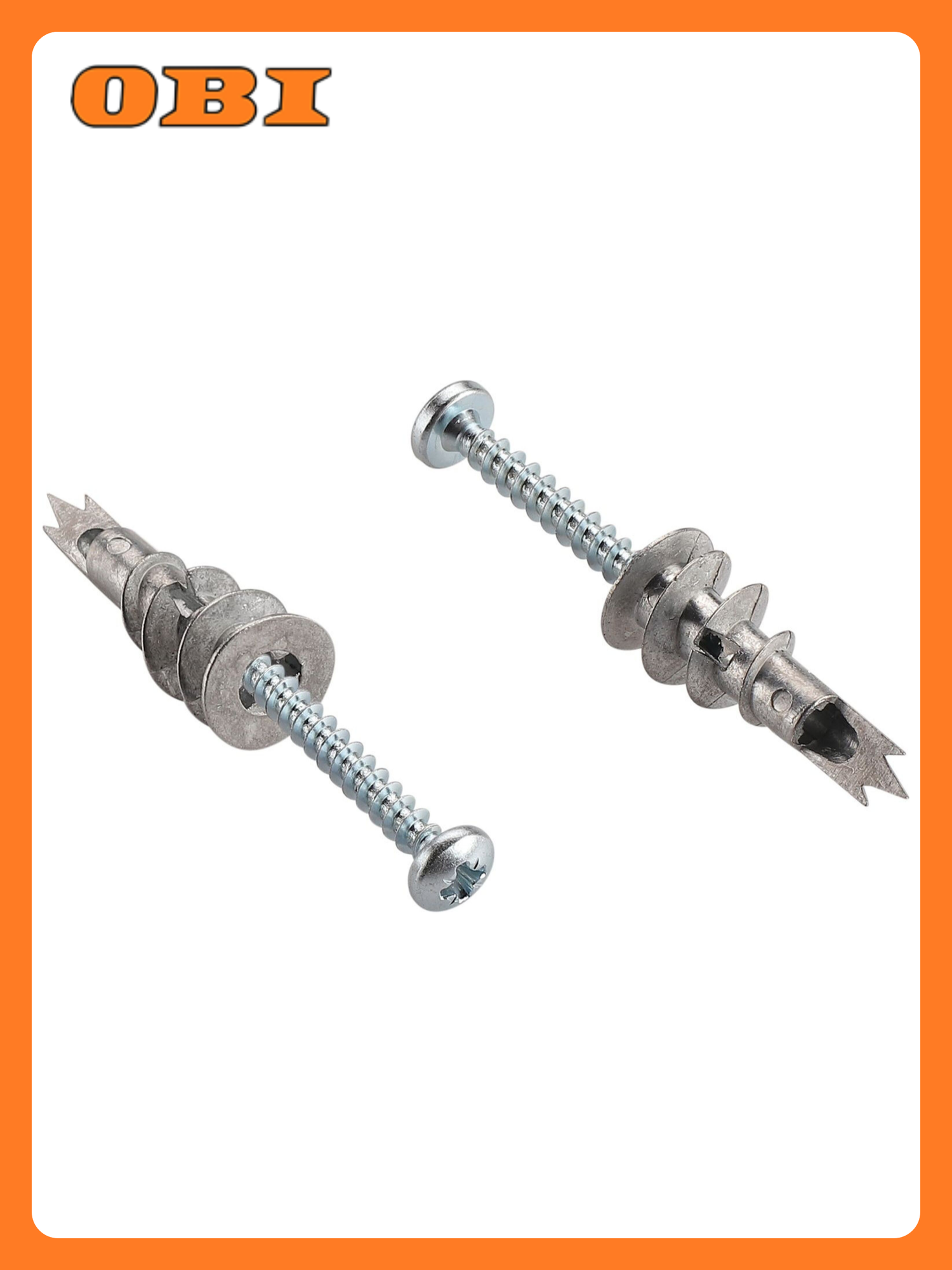 Анкер Европартнер DRIVA для гипсокартона с шурупом металл 10 шт.