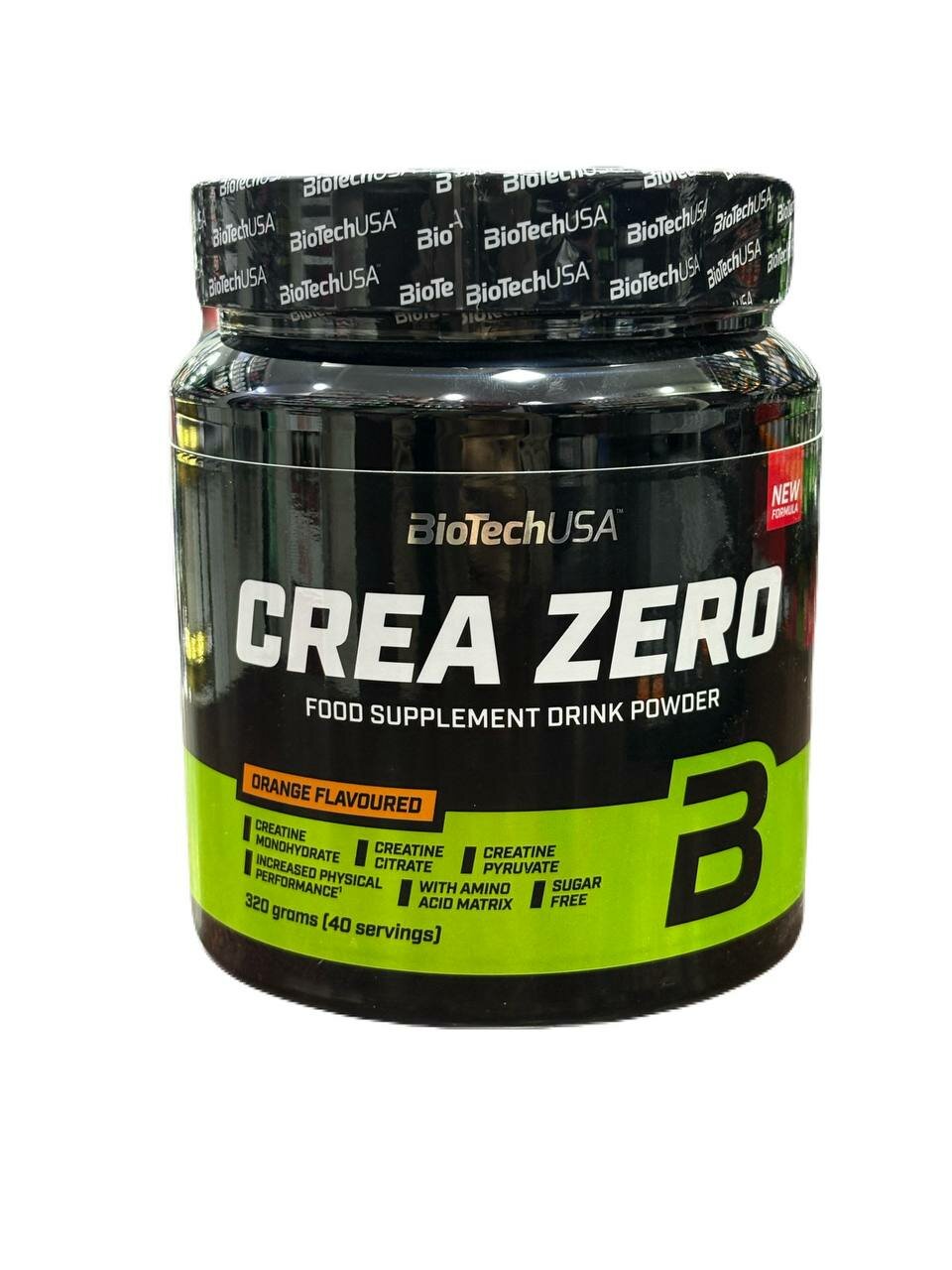 Креатиновый комплекс BioTechUSA Crea Zero, без сахара, 320 г, 40 порций