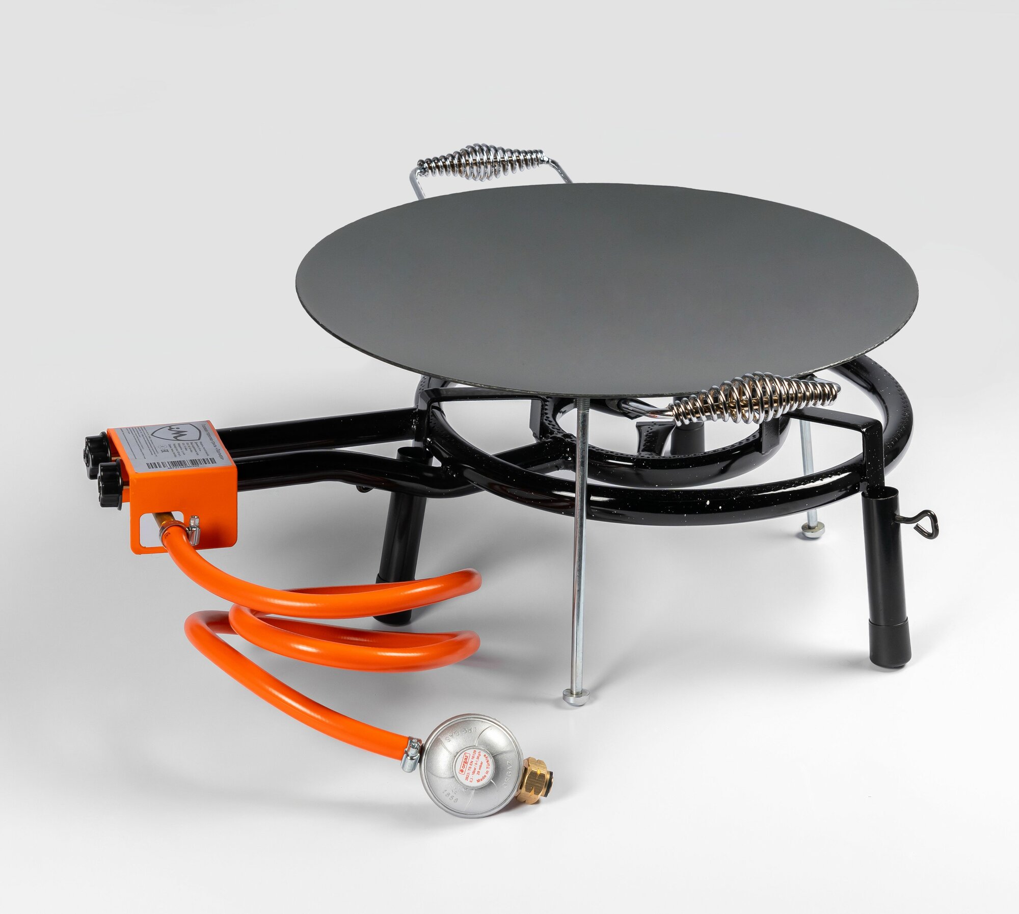 Комплект Барбекю-гриль газовый настольный (Газовая горелка 40 см.) cо Сковородой-Садж (58 см.)