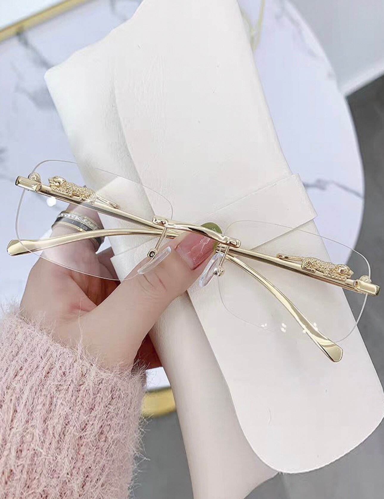 Cartier без оправы, для мужчин и женщин. для защиты глаз от солнечных лучей и подходят для повседневного использования.