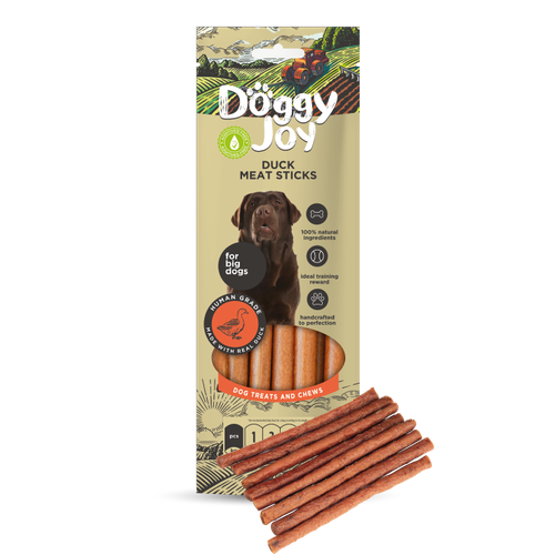 Лакомство для собак Doggy Joy Мясные колбаски из утки 45г