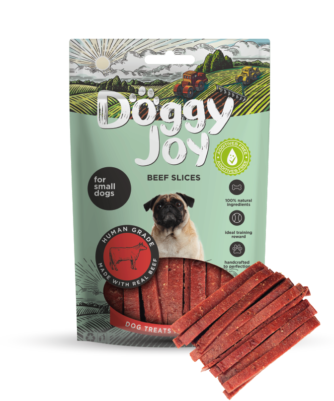Лакомство для собак Doggy Joy "Палочки говядины" 55г