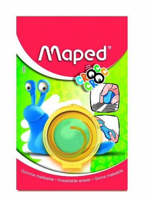 MAPED Ластик-клячка Croc Croc, в футляре, 2 штуки