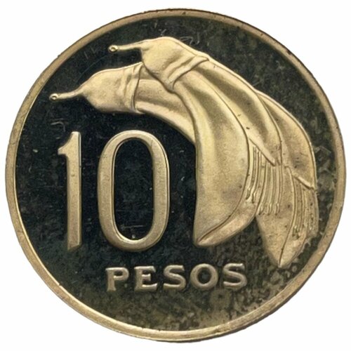 Уругвай 10 песо 1969 г. (Проба) (Ag) (Proof)