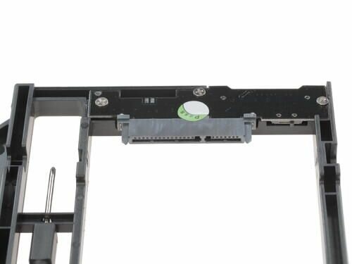 Адаптер оптибей Espada SА95 (optibay, hdd caddy) SATA/miniSATA (SlimSATA) 9,5мм для подключения HDD/SSD 2,5” к ноутбуку Apple вместо DVD — фото 11