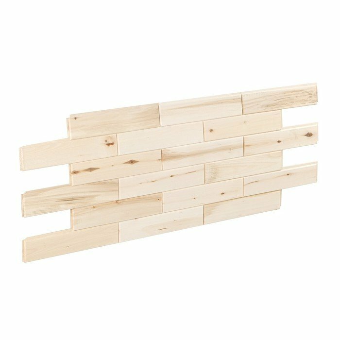 фото Стеновой паркет липа сорт Второй 101,5х36 см, "Лесопилка 121" (комплект из 3 шт)