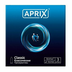 Презервативы классические Classic Aprix/Априкс 3шт