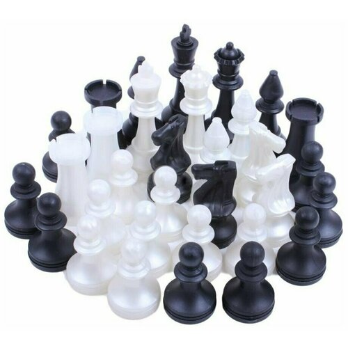Шахматы ладья Ш-17 обиходные пластмассовые (d25) (без доски)