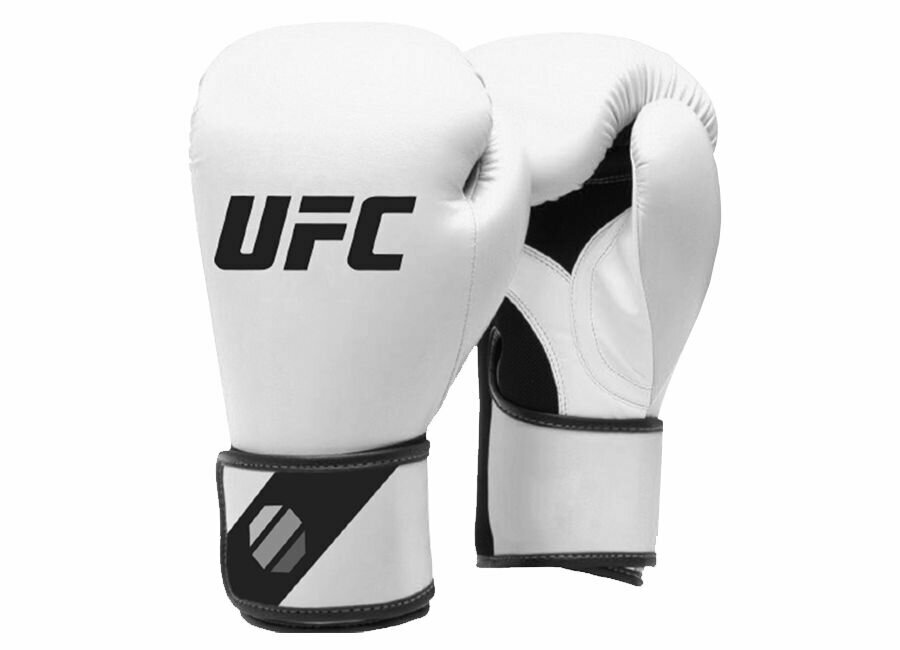 Перчатки для бокса UFC Training Gloves для спарринга 12 унций (белые)