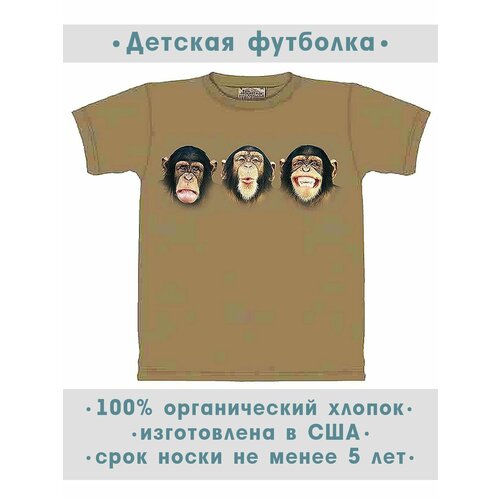 фото Футболка the mountain, размер m-y, бежевый