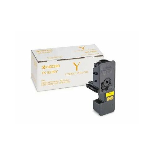 Тонер-картридж TK-5230Y 2 200 стр. Yellow для P5021cdn/cdw, M5521cdn/cdw тонер картридж kyocera tk 5220y ecosys p5021cdn cdw m5521cdn cdw желтый ресурс 1200 стр