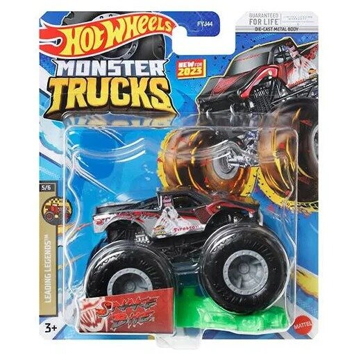 Машинка Hot Wheels Monster Trucks 1:64 "Snake Bite" HLR91