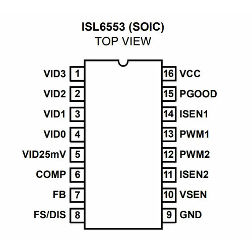 Микросхема ISL6553