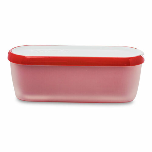 Контейнер для мороженого Tovolo (TVL-55001-400) 1,5 л, 29х10 см, нескользящее дно, красный, пластик