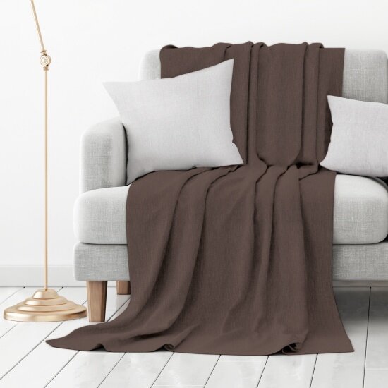 фото Покрывало волшебная ночь Рогожка 200/220 Шоколад