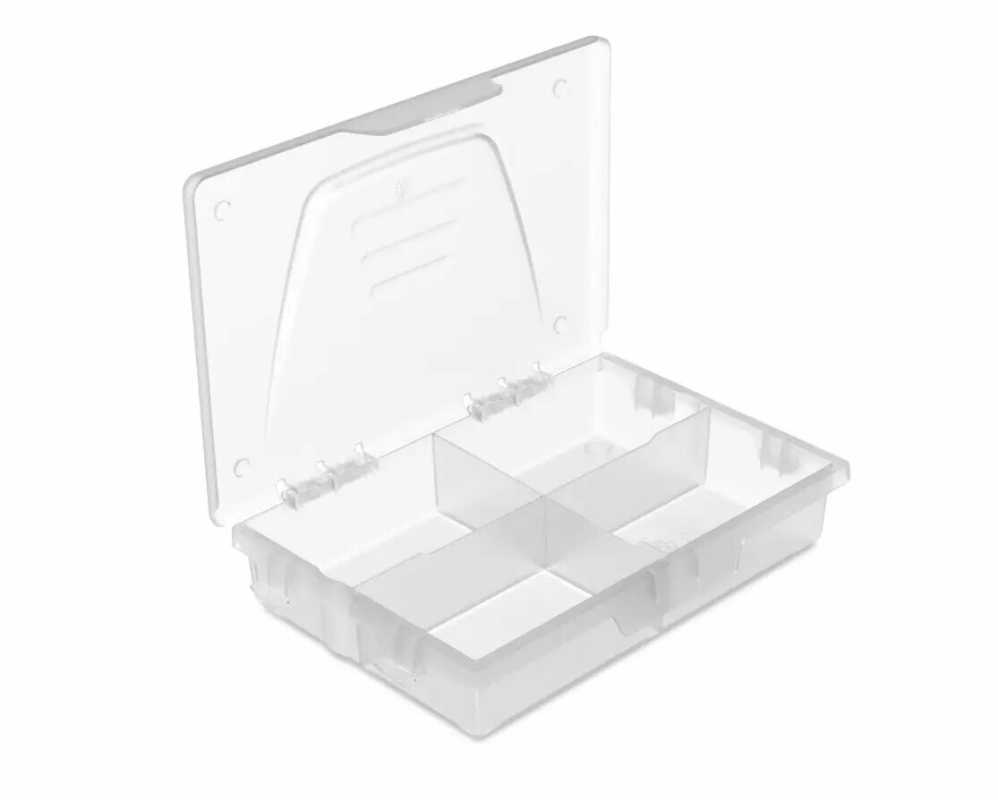 Органайзер для хранения Фолди 17.5x12x3.5 см пластик цвет прозрачный
