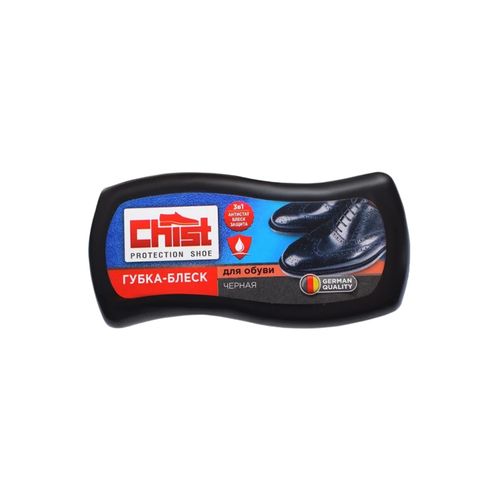 Губка для гладкой кожи Chist Волна Черная 1 шт