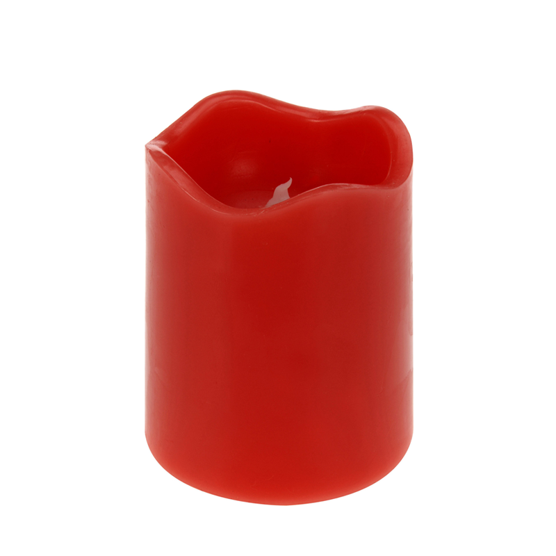 фото Светильник Home Collection Red New Year Красный Новый год Свеча с LED 7х9см 1 шт