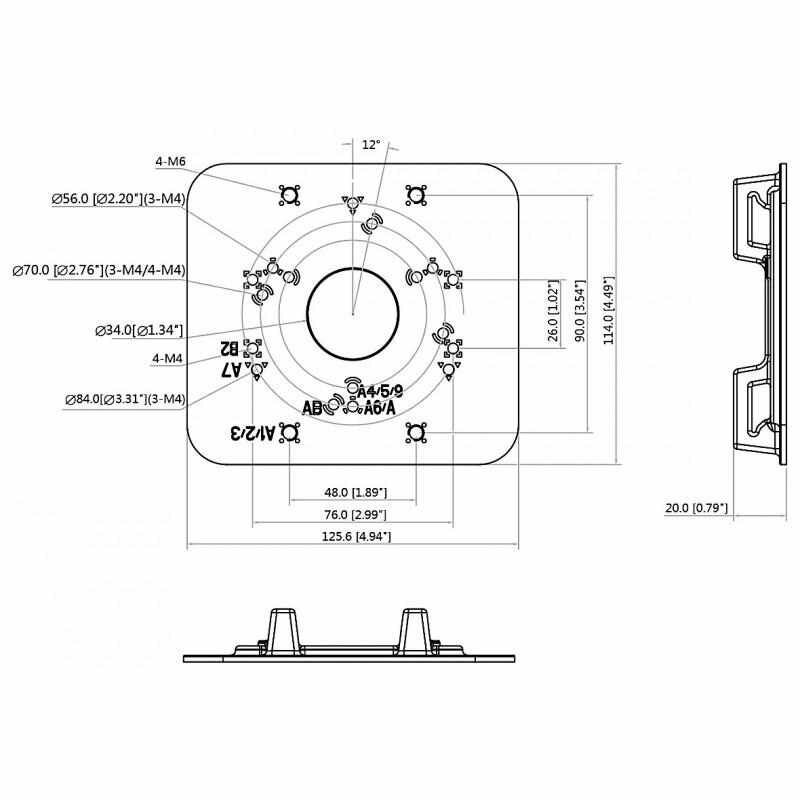 Кронейн для аудио-/видеосистем Dahua DH-PFA152-E