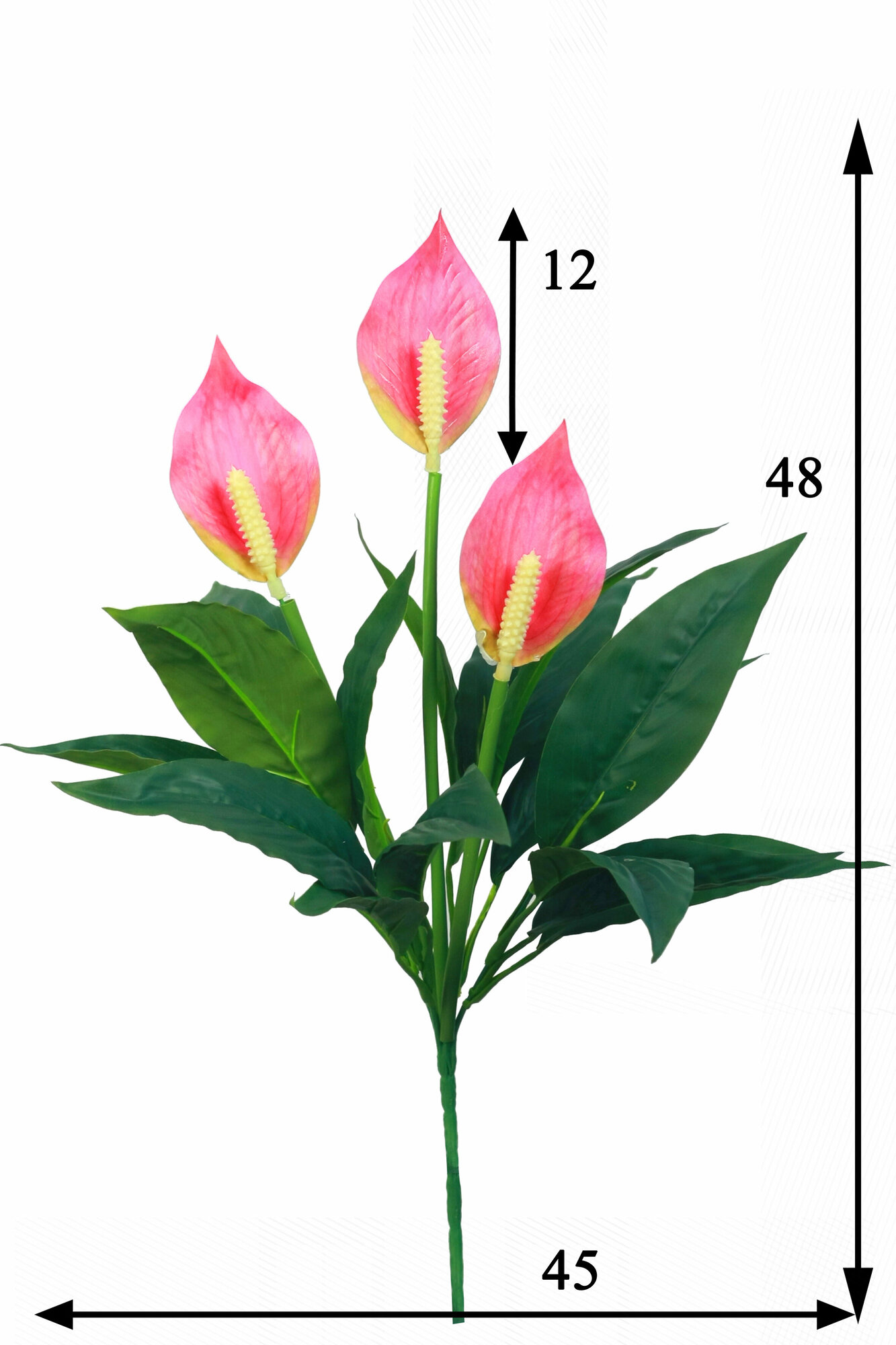 Искусственный цветок Спатифиллум" от бренда "Holodilova